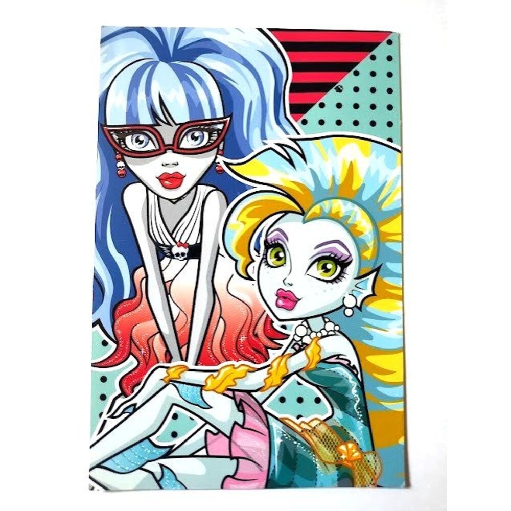 Panini Monster High Doll 4" x 6" Photo Trading Card No.070 Ghoulia  Lagoona